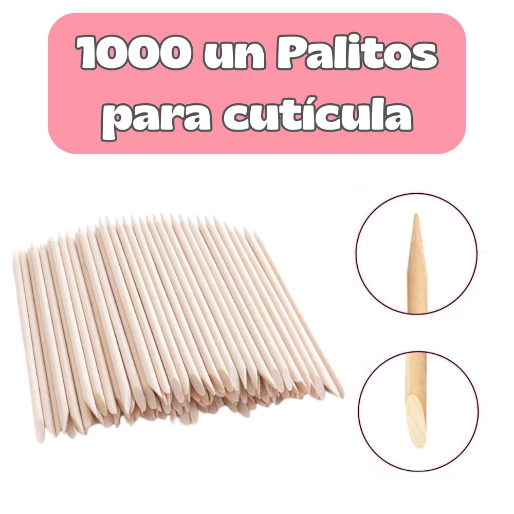 Palitos de Laranjeira para Cutícula Manicure Pedicure | Unhas, Nail Art, Estética, Salão de Beleza, Kit Profissional