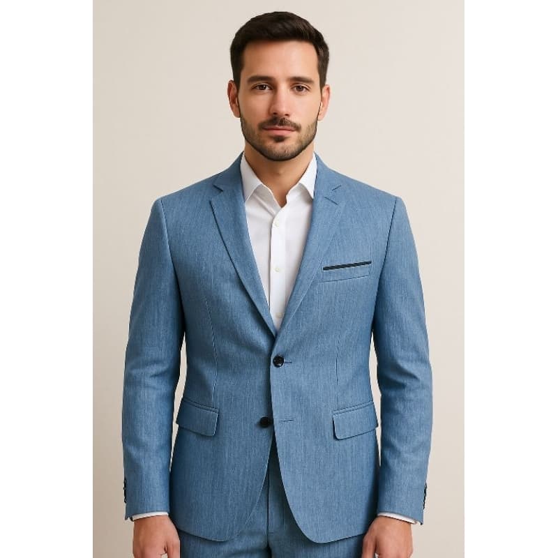 Bleizer Masculino + Calça Terno Masculino Completo Microfibra