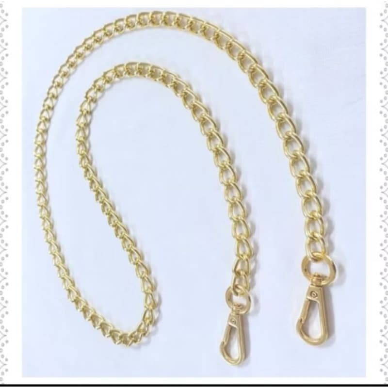 alça de corrente para bolsa 1 metro,com mosquetão