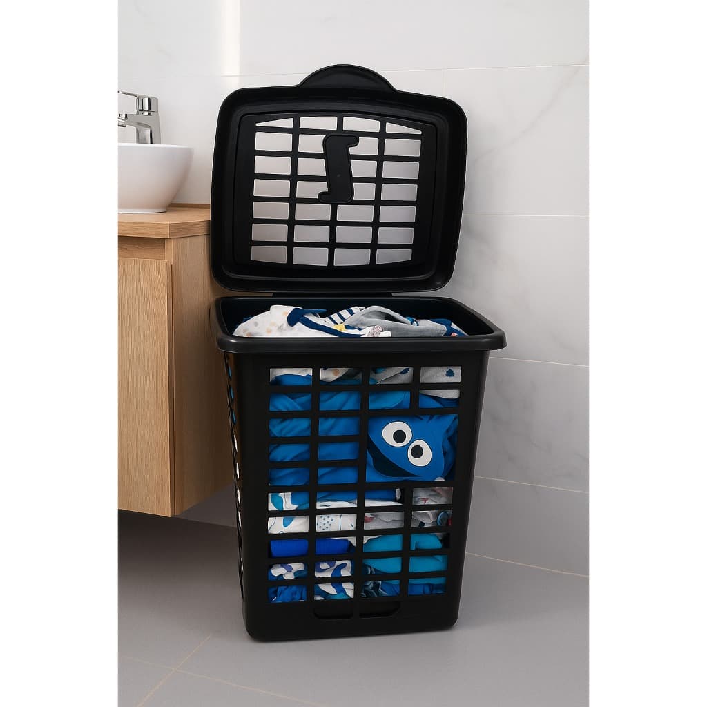 Cesto de Roupas Infantil Telado 28L Black