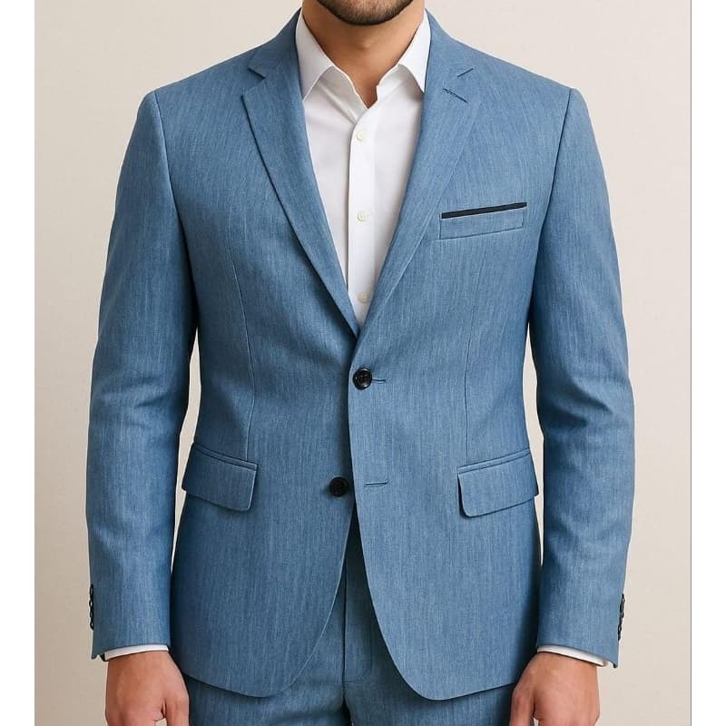 Blazer Masculino Slim + Calça Conjunto De Terno Luxo