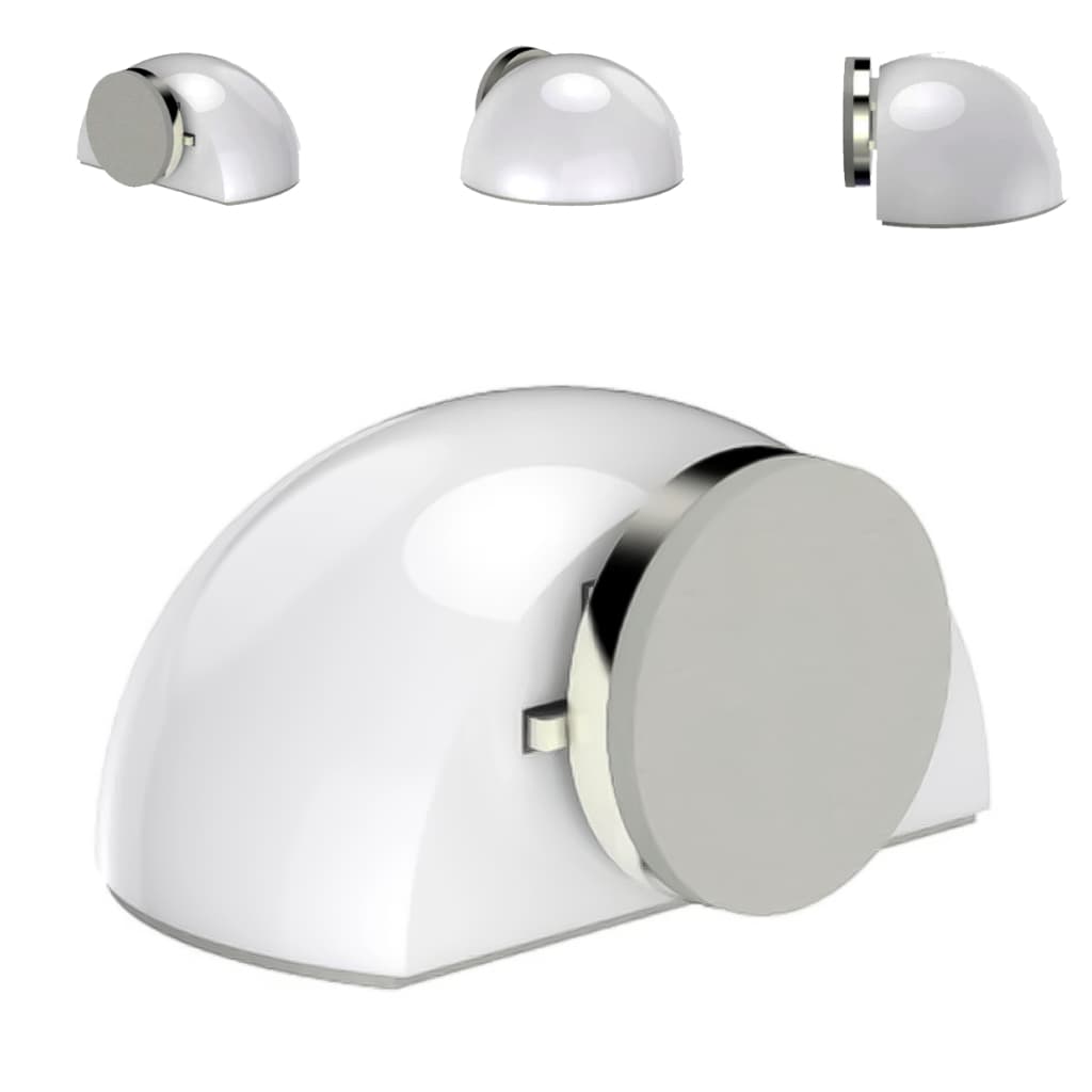 Trava Porta Magnético Fixação Fita Dupla Face Com Imã Evita Bater De Portas Madeira Vidro Metal TOP