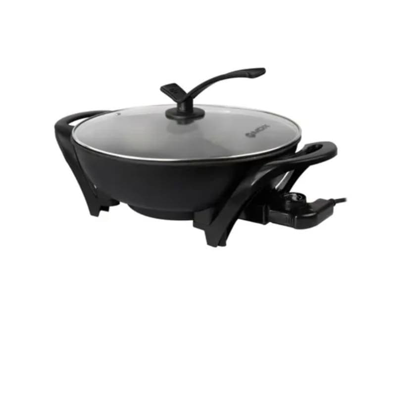 Panela Elétrica 30cm 1500W Cozinha Rápido Mantém Aquecido 220V