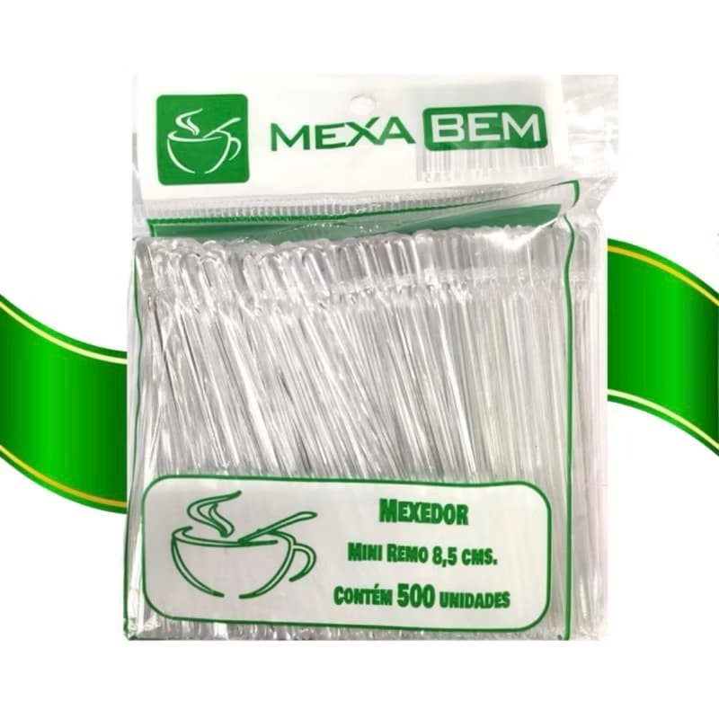 500~2500 Unidades Mexedor Palhetas Descartável 8,5 cm Cristal Café Chá Suco Promoção