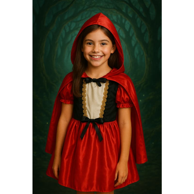 FANTASIA INFANTIL CHAPEUZINHO VERMELHO FESTAS MENINAS