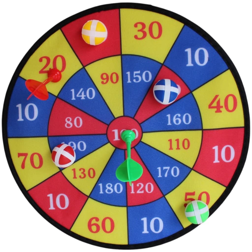 Brinquedo Lança Dardos Jogo Infantil Bolinhas De Velcro Tiro Ao Alvo Divertido