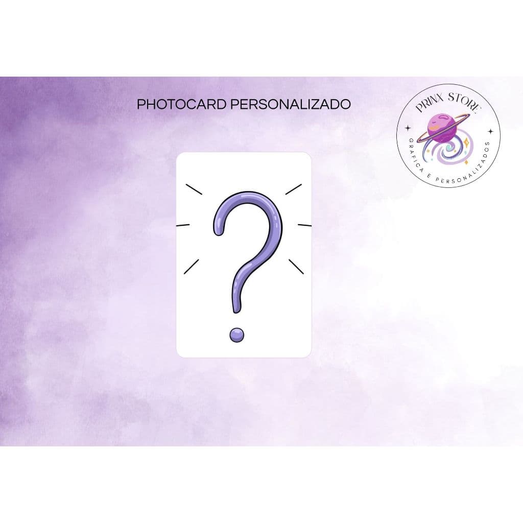 Photocard Personalizado (LEIA A DESCRIÇÃO)