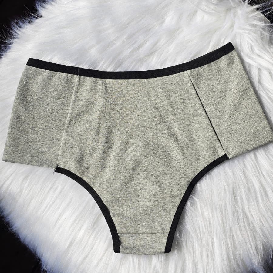 Kit 5  Calçola de Algodão Plus Size Lateral Dupla Conforto Calcinha Cotton Lingerie Confortável