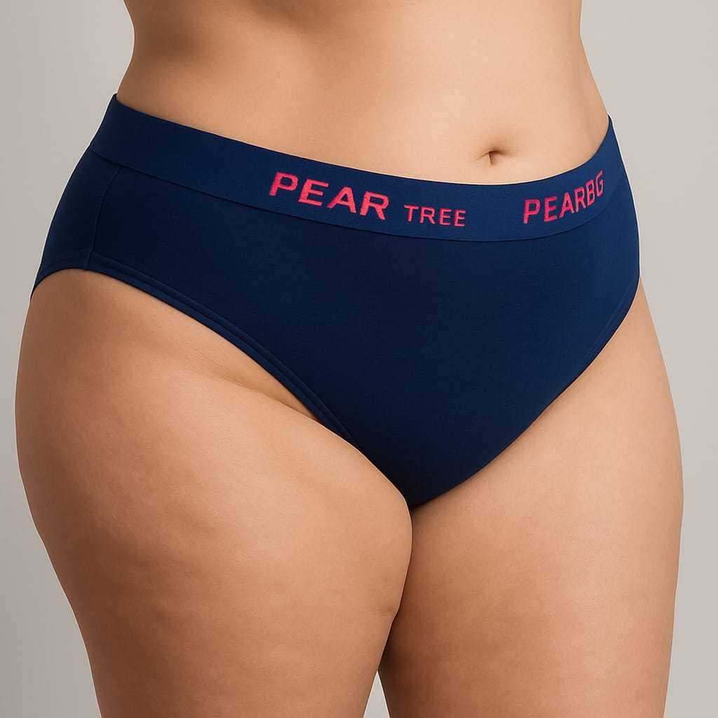 Kit 10 ou 5 Calcinhas Plus Size de Algodão Cós Alto Conforto Tangão Cós