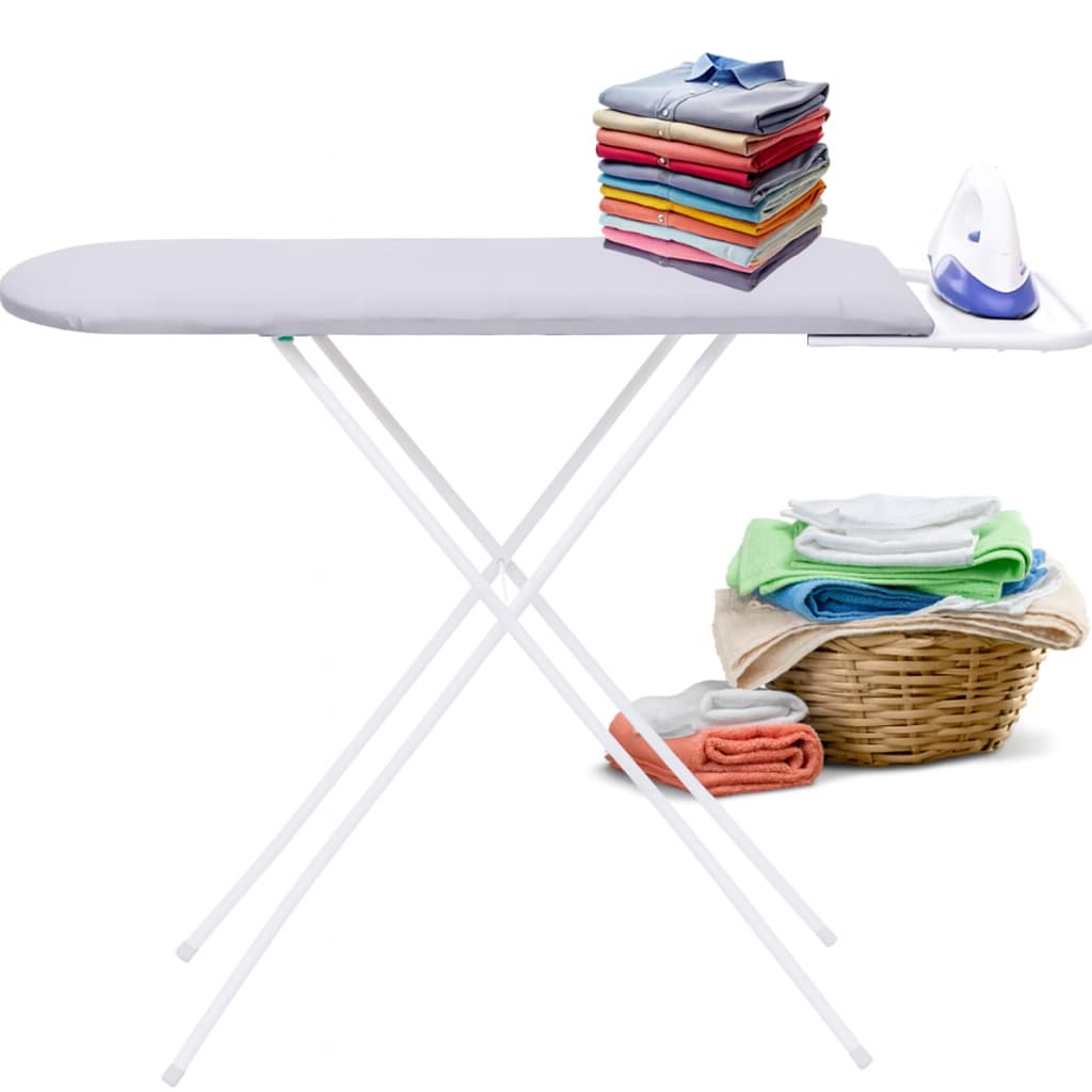 Tábua de Passar Roupas Regulável Reforçada Pés Dobráveis Térmica com Forro