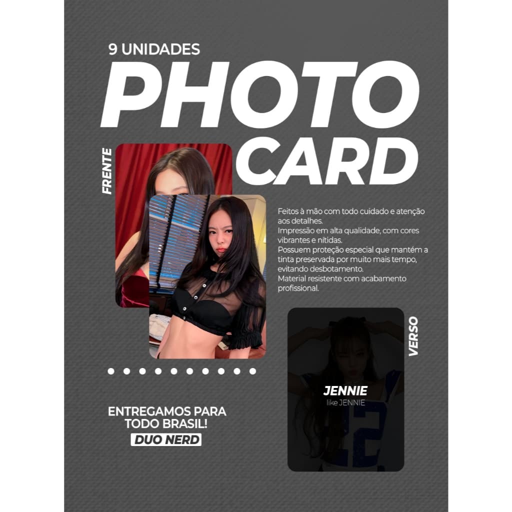 Photocards Fanmade K-pop Jennie Blackpink