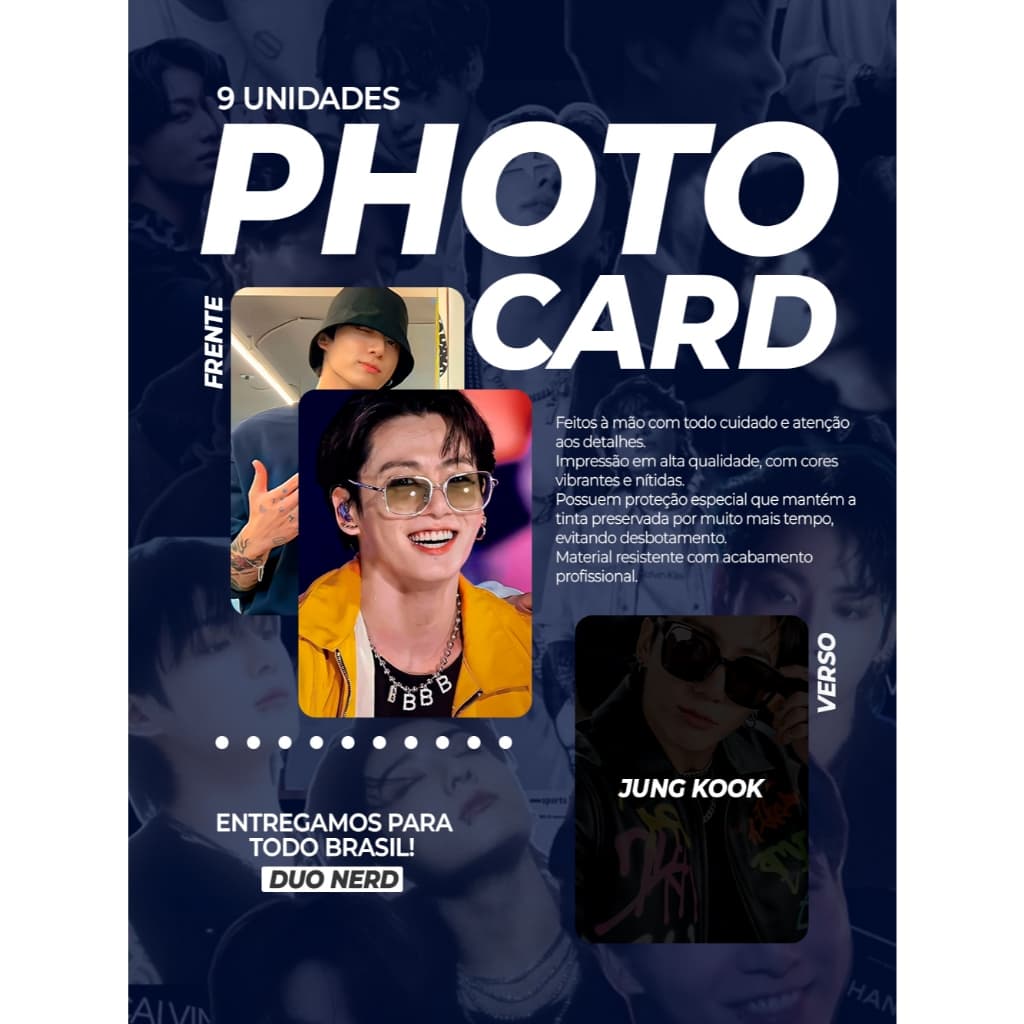 Photocards Fanmade K-pop Jung Kook BTS