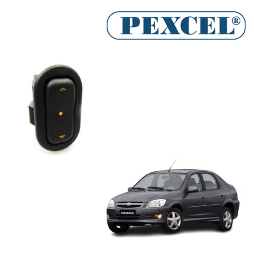 Interruptor de vidro elétrico Prisma Simples