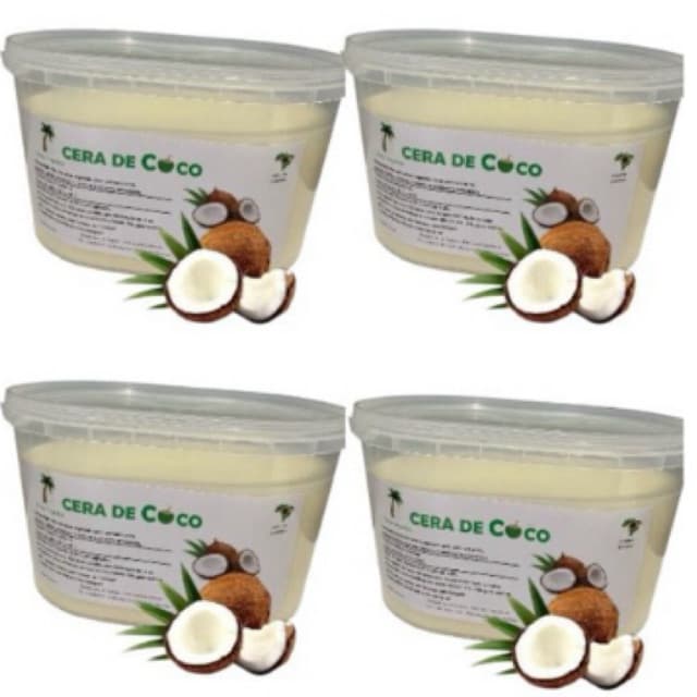 Cera De Coco (1kg)  Para Velas 100% Vegana Vegetal T-02