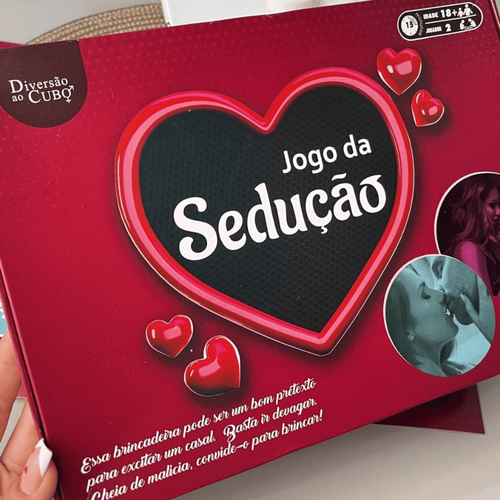 Jogo para casal de Tabuleiro Jogo Da Sedução Tabuleiro Diversão Ao Cubo