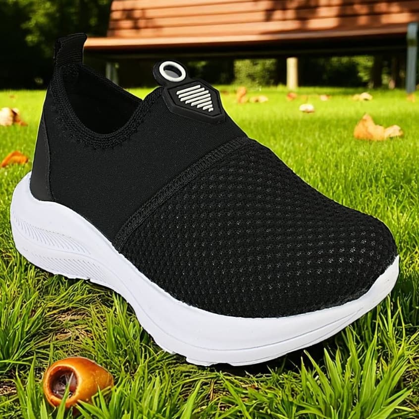 Tenis Escolar Infantil Calce Fácil Confortável Sem Cadarço Menino e Menina