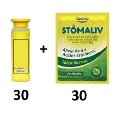 Kit ressaca casório aniversário 30 antiácido + 30 flaconete