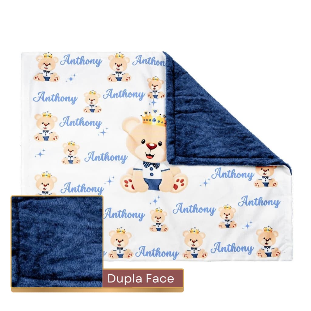 Manta Bebê Personalizada com Nome /Entrega Expressa/ Menina e Menino lindas