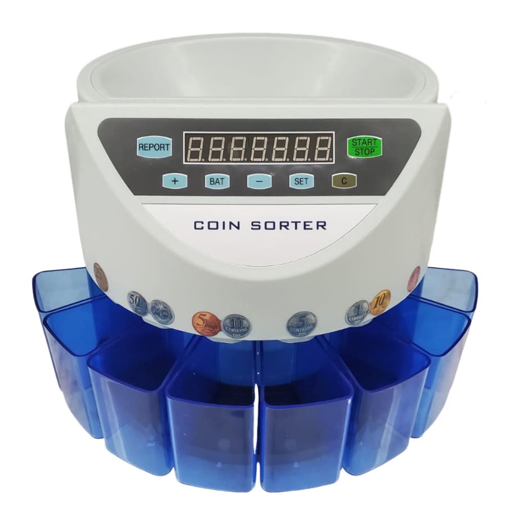 Maquina Separa Conta Classifica Moedas 110 Volts Separar Contar Moeda Automatica Contadora