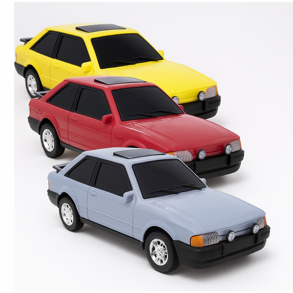 Carro Miniatura Escort XR de Brinquedo Plástico