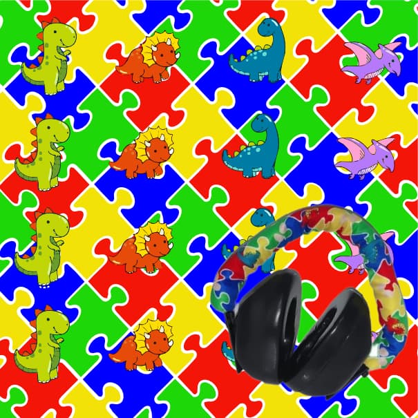 ALMOFADA ABAFADOR TEMA AUTISTA