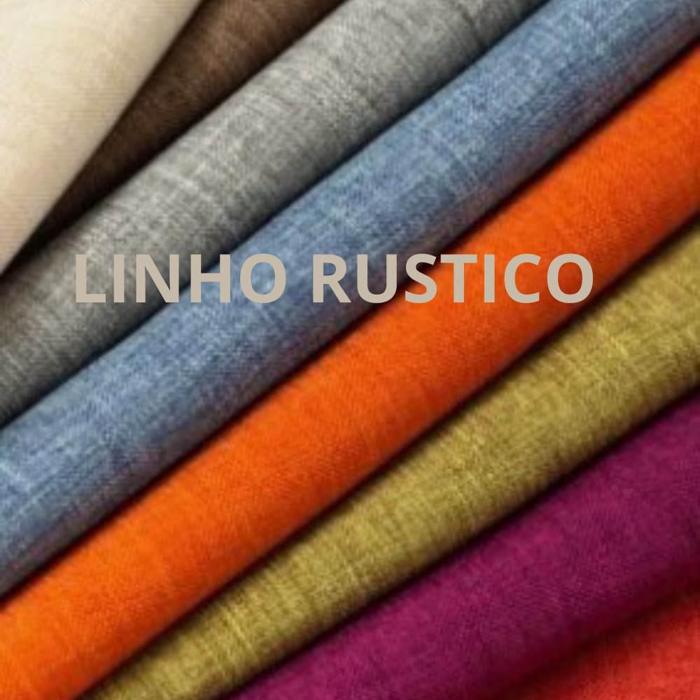 Tecido Linho Rustico,VarIas cores ,Largura 1,50 cm-Qualidade premium