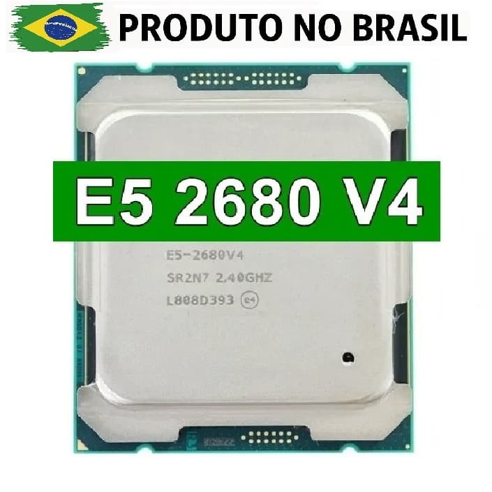 Processador Intel Xeon E5 2680 v4 - 14 núcleos - 28 threads – 2,4 GHz