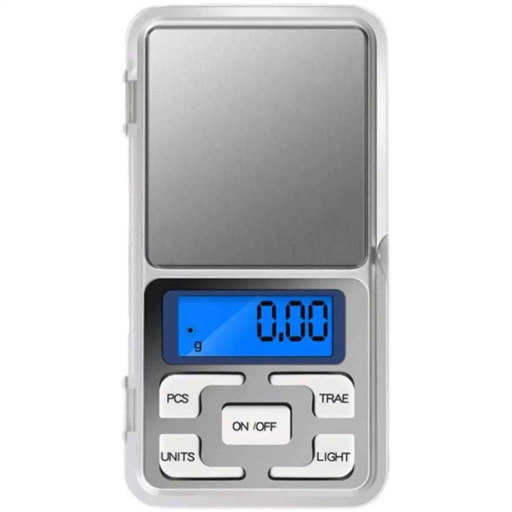 Mini balança digital Com PILHA de precisão De Mao de 0.1 a 500gr para joias ouro farmácia e outros