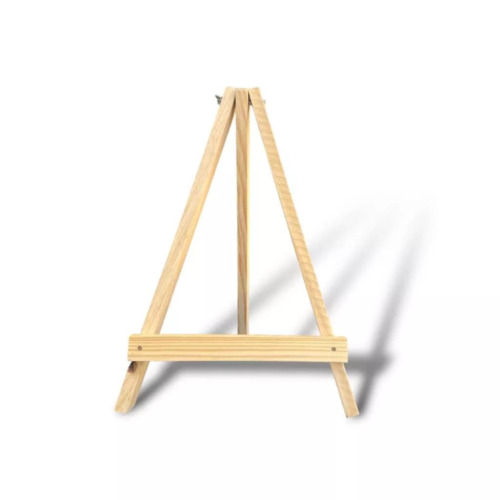 Cavalete De Pintura Tela Quadro Madeira Pinus 50 CM