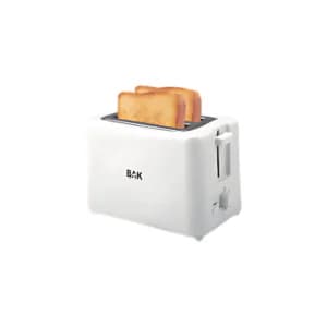 Torradeira de Pães Elétrica 5 Niveis de Tostagem 650W, 110V/220V Branco BAK - BKTRDE