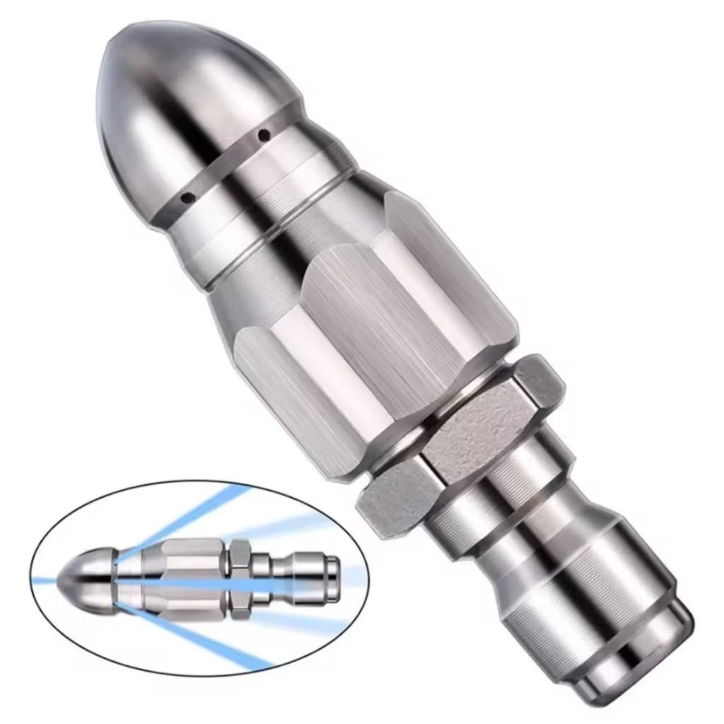 Bico Desentupidor De Tubulação Para Lavadora De Alta Pressão