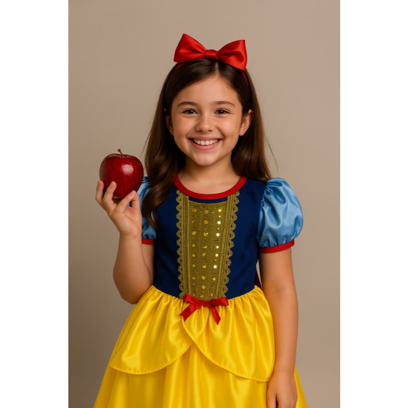 FANTASIA INFANTIL FESTAS BRANCA DE NEVE - PARA AS MENINAS