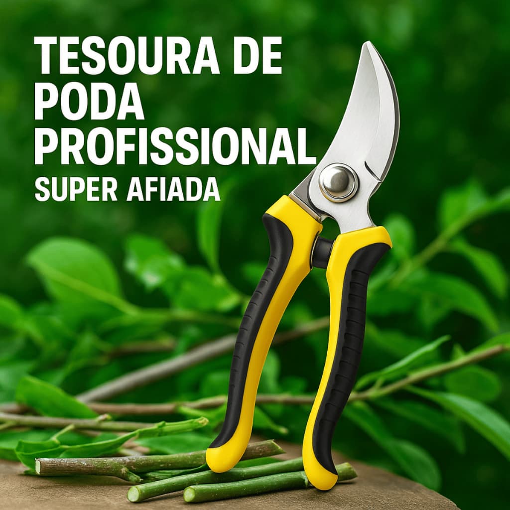 Tesoura PODA Muda Profissional super afiada para Jardinagem