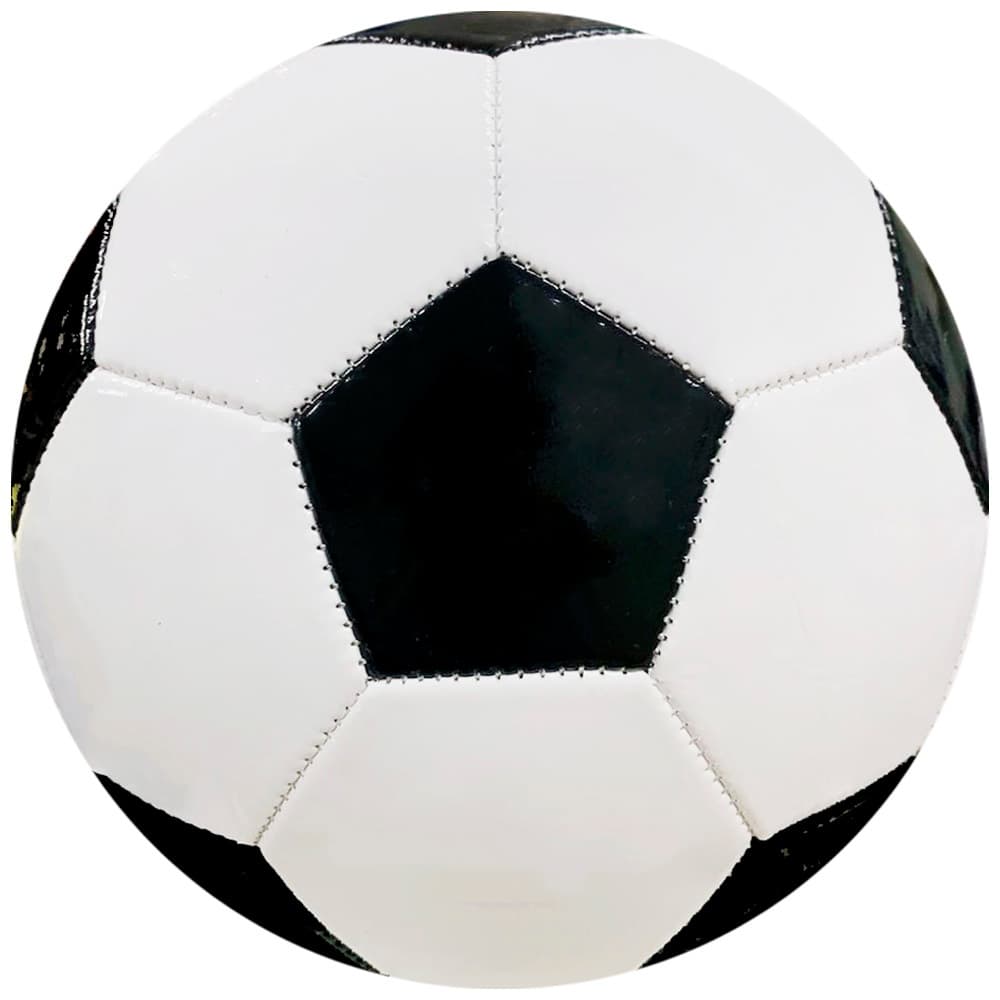 Bola Futebol Campo Clássica Costurada Preto e Branco