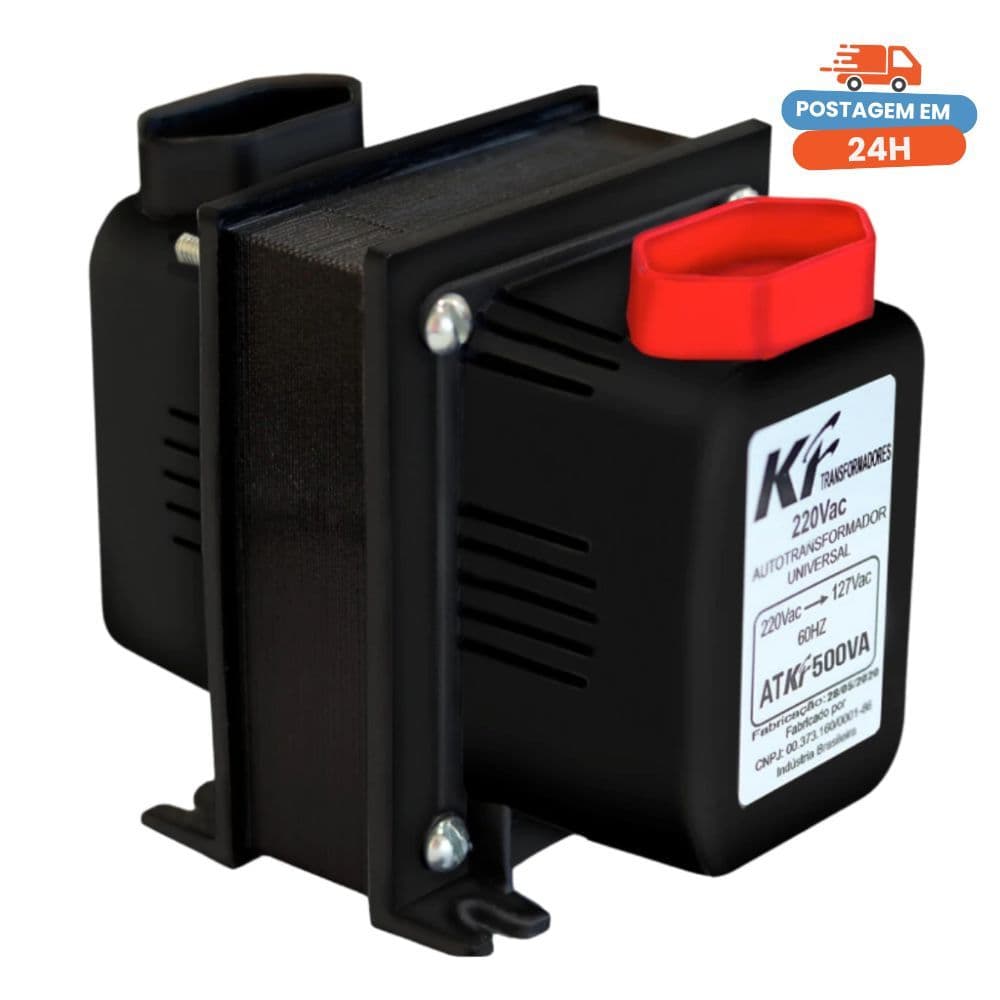 Auto Transformador 500va Bivolt 350W Tanquinho Liquidificador Conversor 110v 220v Bivolt KF