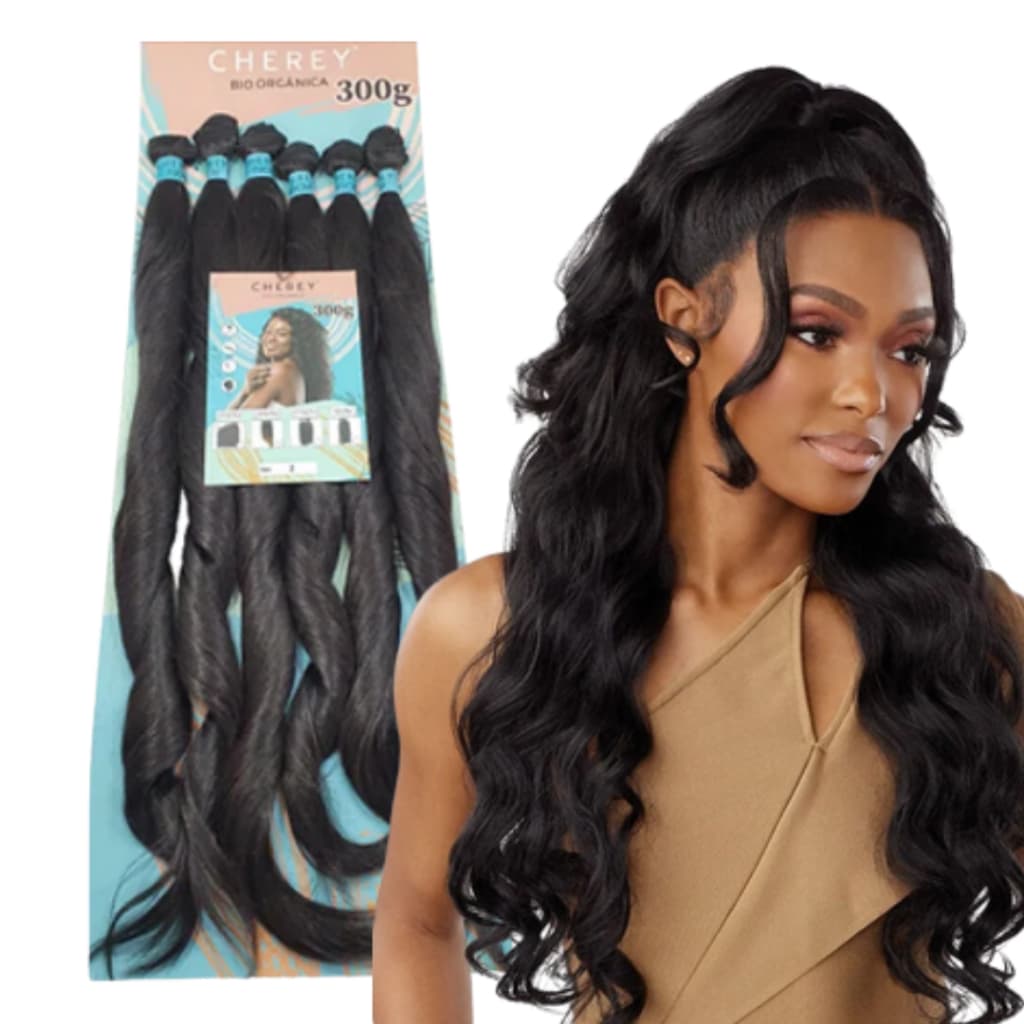 Cabelo Fibra Bio Orgânica Liso Ondulado Perla 70cm na Tela