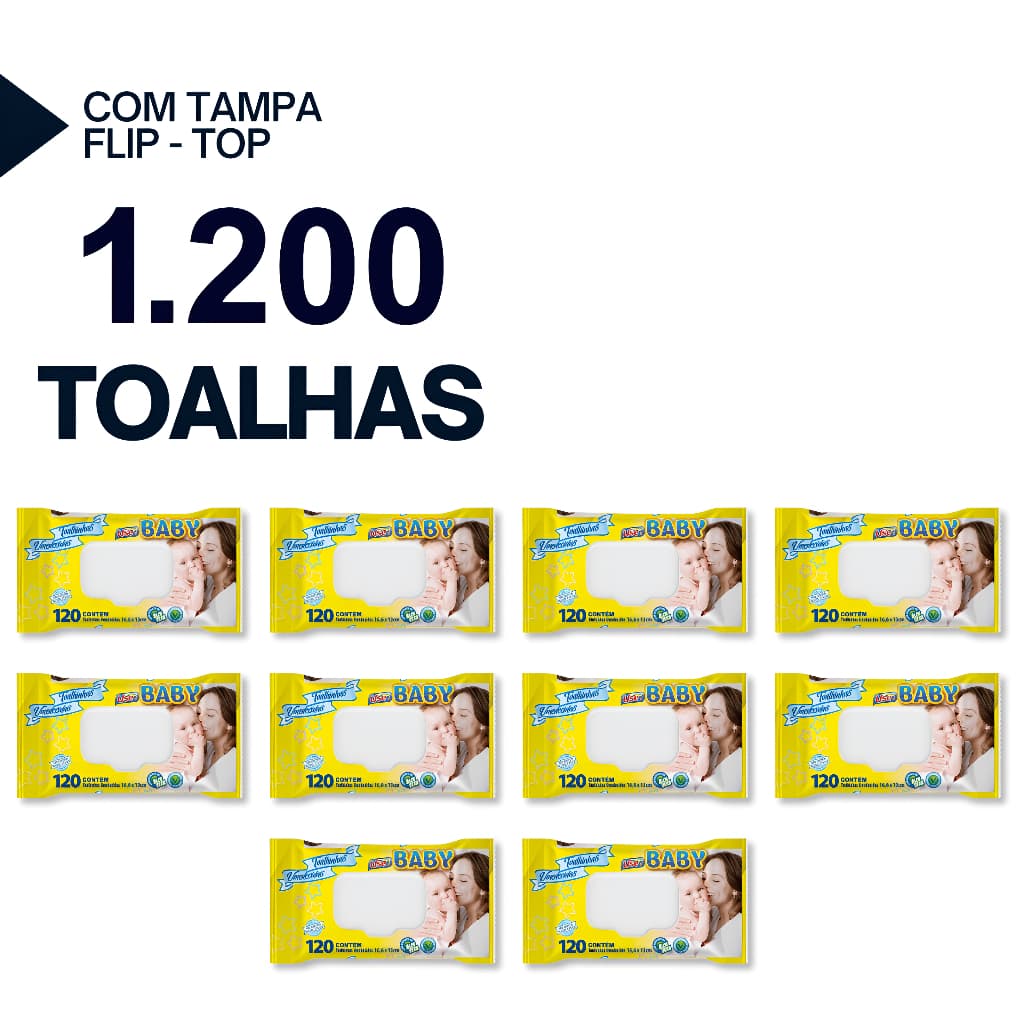 Kit 1200 Toalhinhas Umedecidas Use It Premium Lenços Revenda Barato