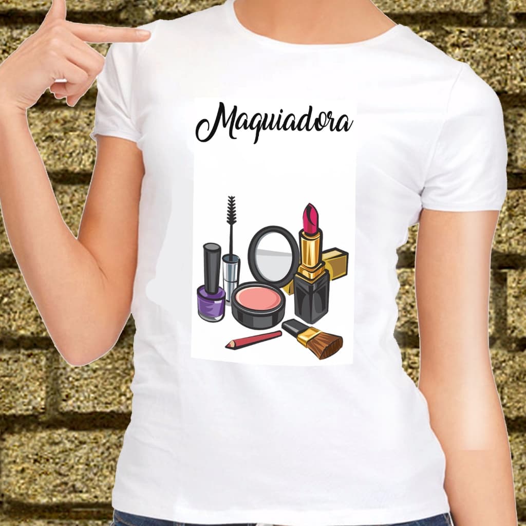 camisa maquiadora profissões