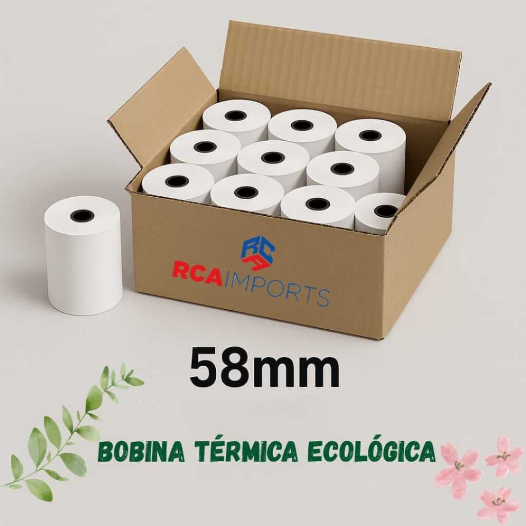 Bobina térmica ecológica para mini impressora 58mm
