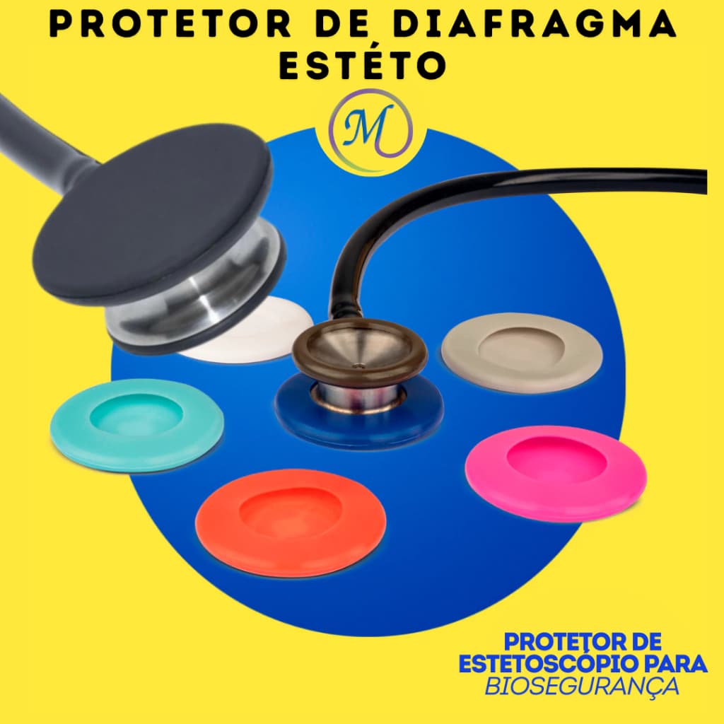 Protetor para Estetoscopio Membrana / Diafragma Higienizavel  - Silicone