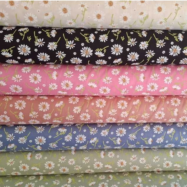 Florais cores 50cm tecido Tricoline 100% Algodão largura padrão 1,50m ler descrição