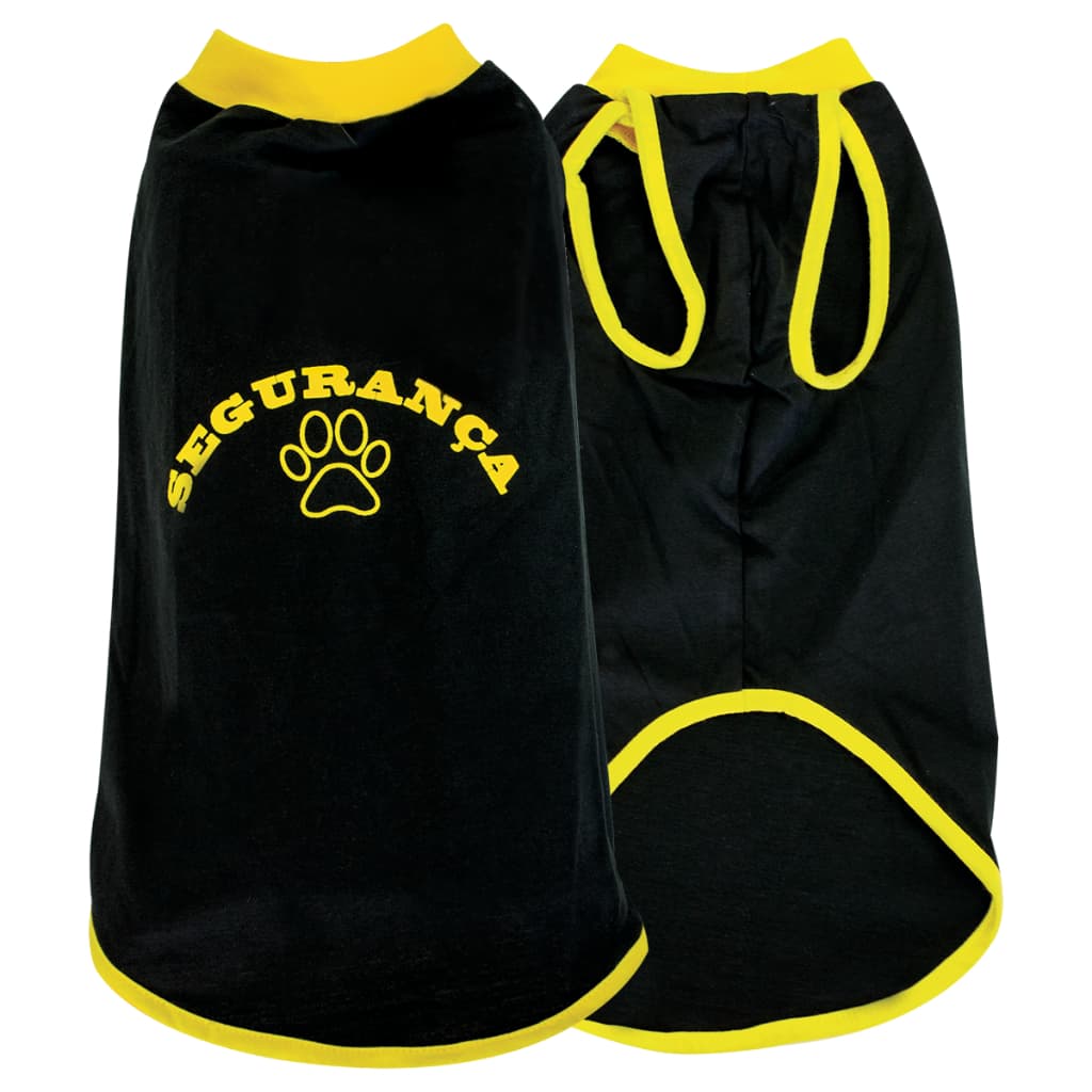 Roupinha para cães Segurança | 7 tamanhos | Material resistente
