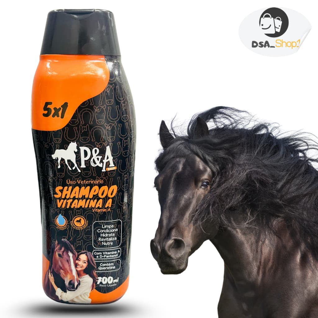 Shampoo de Cavalo Avipet Horse Com Vitamina A Para Crescer