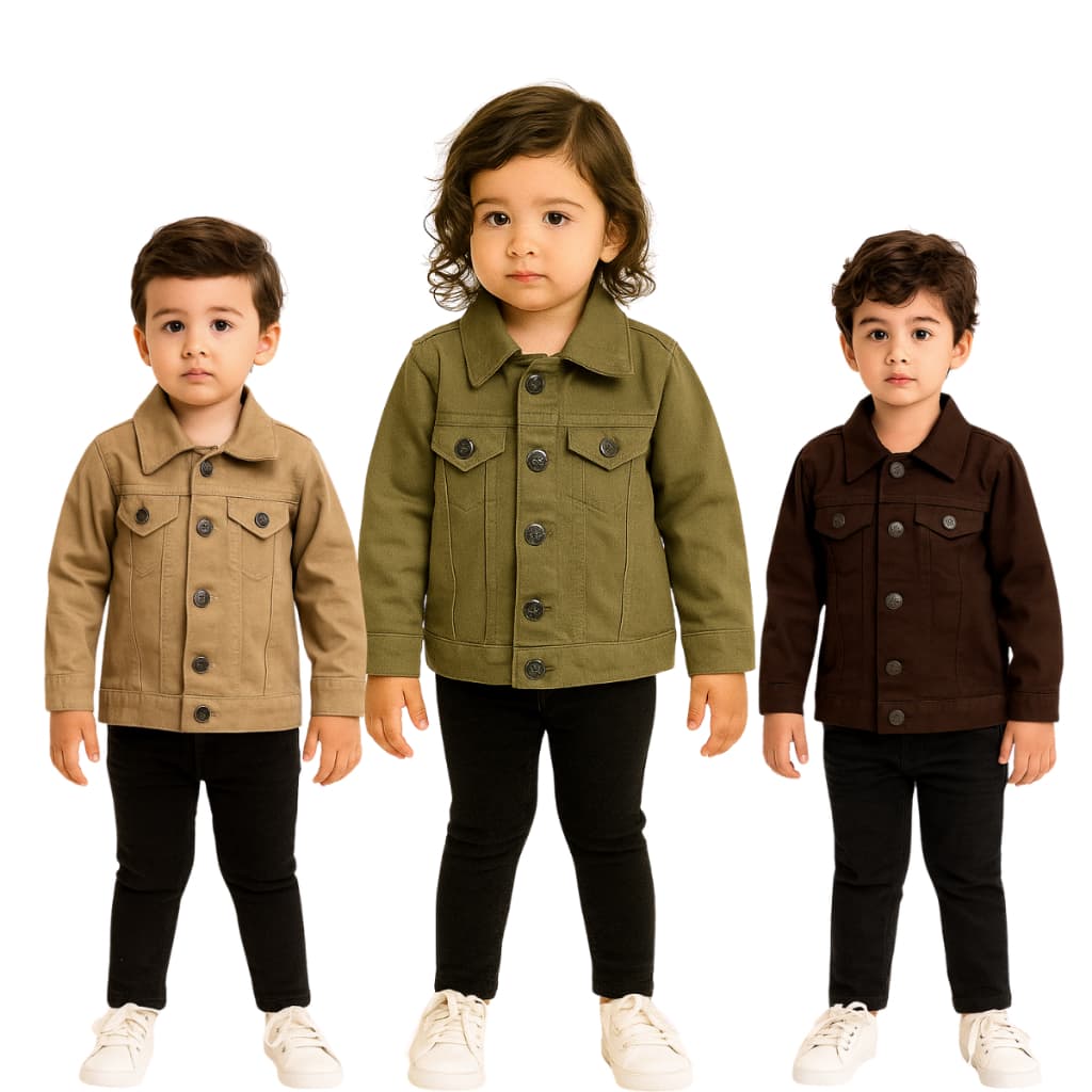 Jaqueta Infantil Unissex perfeita para crianças de 1 a 3 anos Pra Princesa e Principe