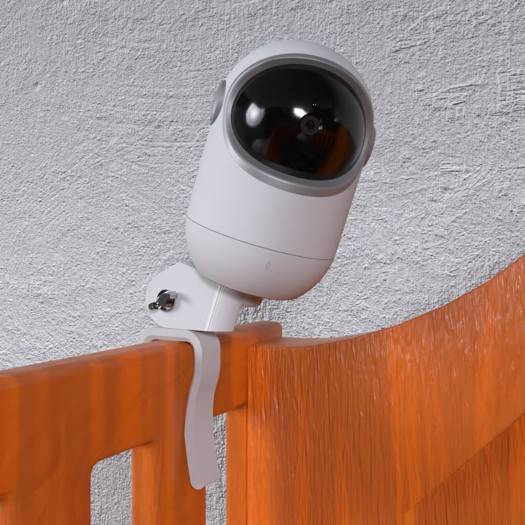 Suporte Angulável de Berço p/ Câmera Babá Eletrônica TakTark Modelo BM915 BM811 e BM812 Com Rosca