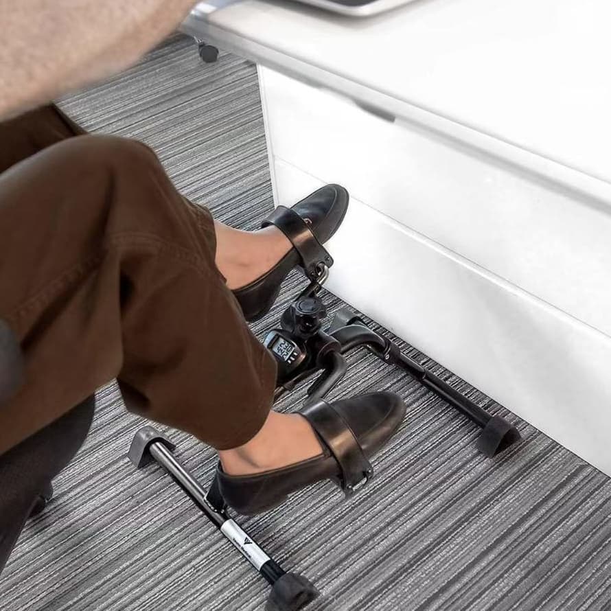 Mini Bicicleta Ergométrica Dobrável – Exercitador de Pernas para Idosos e Reabilitação