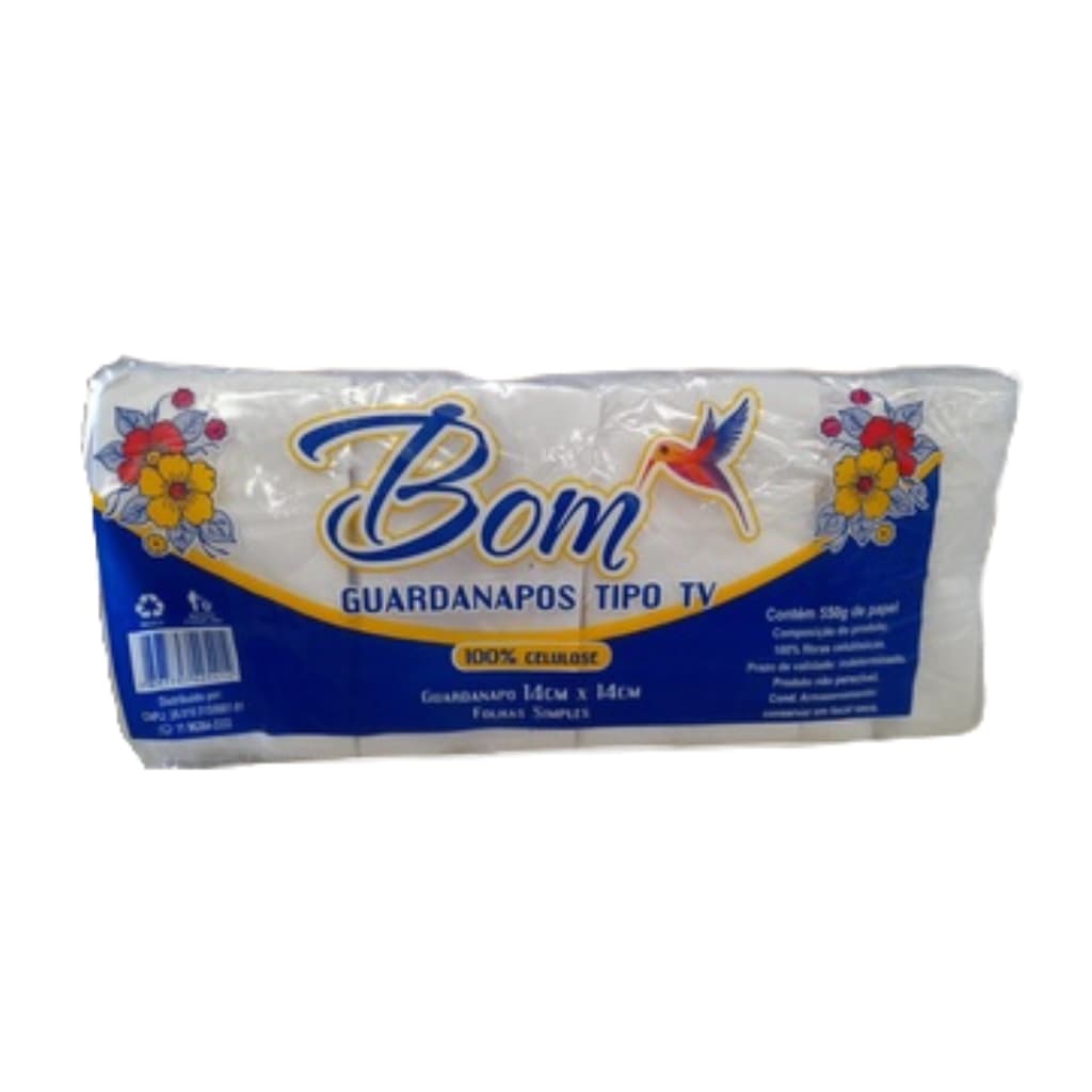 Guardanapo de Papel Tipo TV Bom Macio Lanchonete Restaurante Padaria Bares