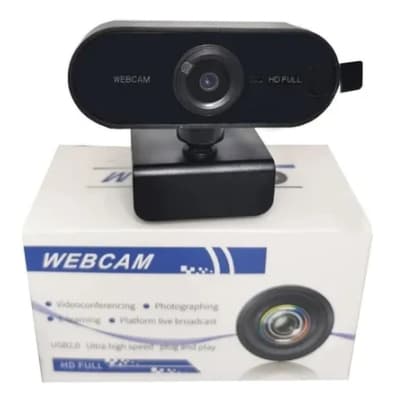 Webcam Câmera Computador Full HD 1080x1920p 2MP USB Plug Play Microfone Embutido