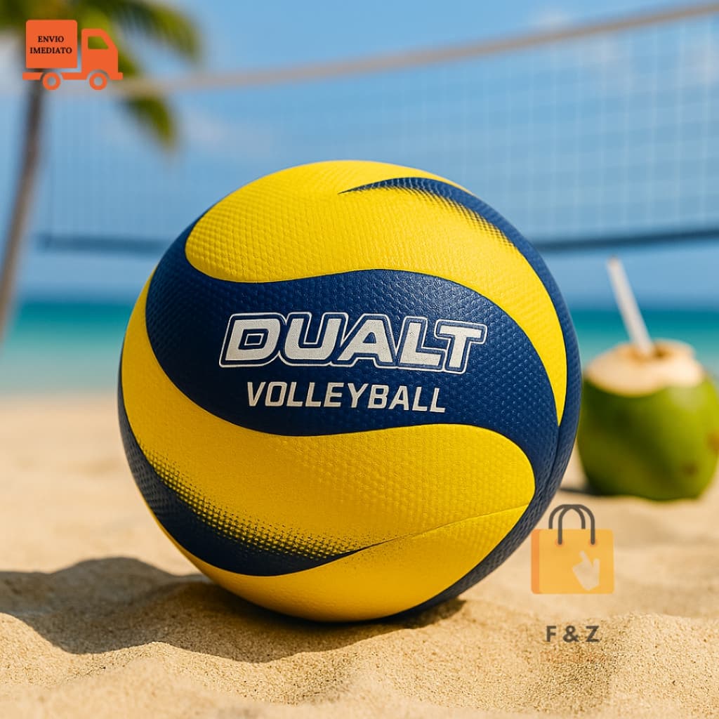 Bola de Vôlei Quadra Praia Profissional  Dualt Vp200 Amarela