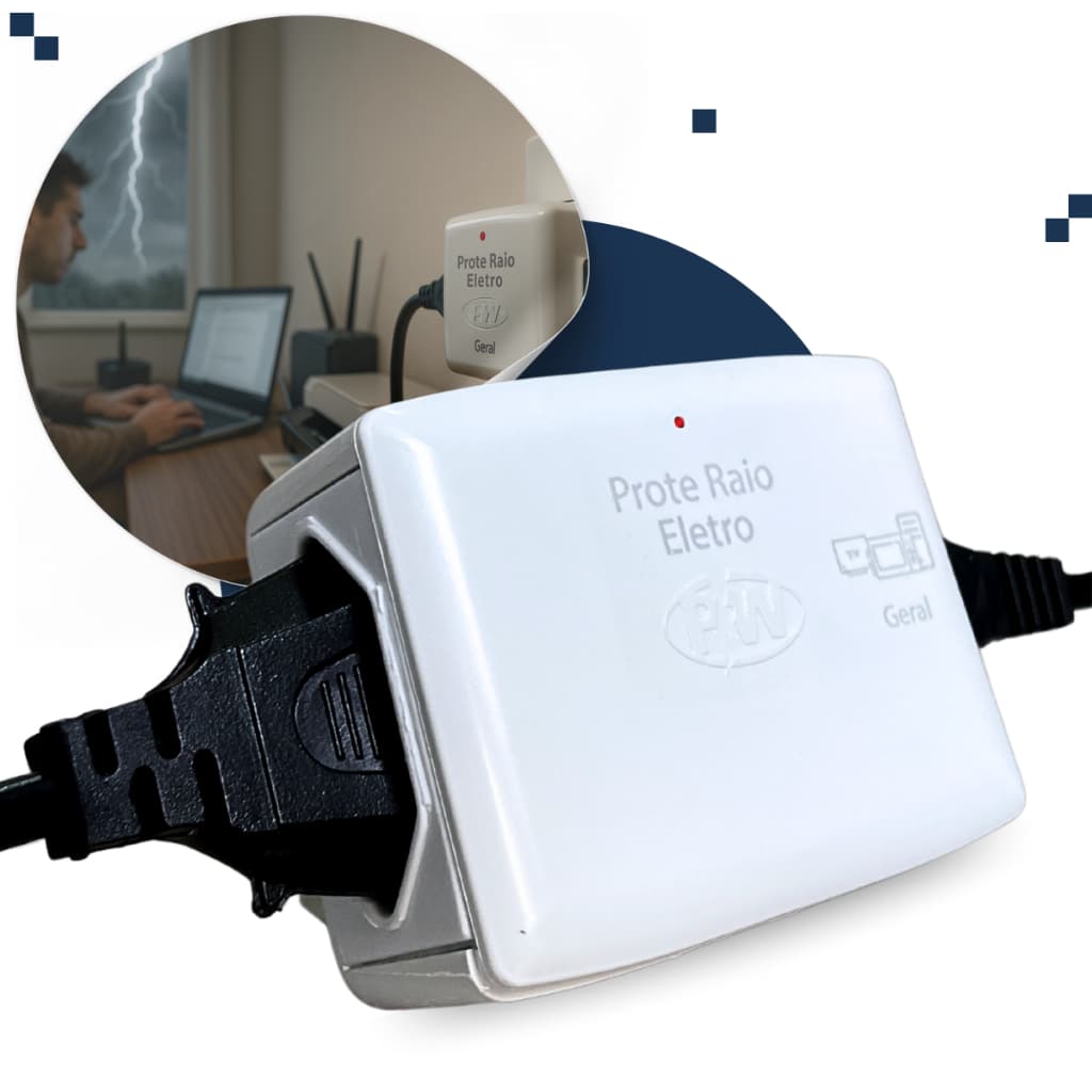 Prote Raio Protetor DPS Contra Raio Surto Queda Pico Oscilação Energia Eletrica 110v220v PW Original